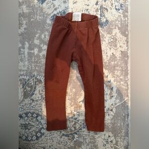 Cozy Kids' Leggings in Warm Brown
